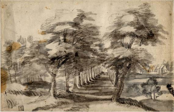 Landscape with an Avenue of Trees