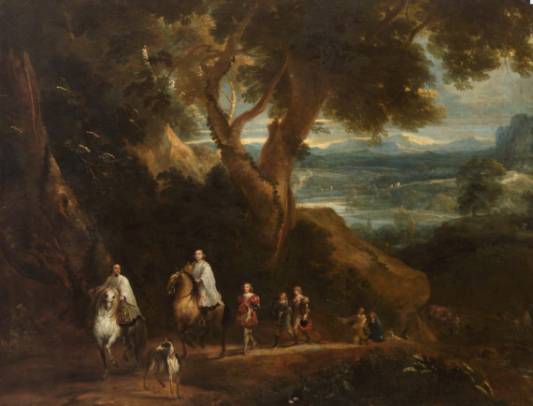 Landscape with Rudolf of Habsburg and the Priest