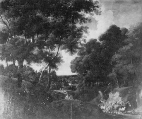 Wooded Landscape with a Salesman