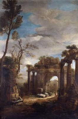 Classical Ruins in a Landscape