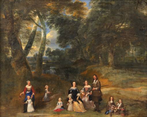 Family Group in a Landscape