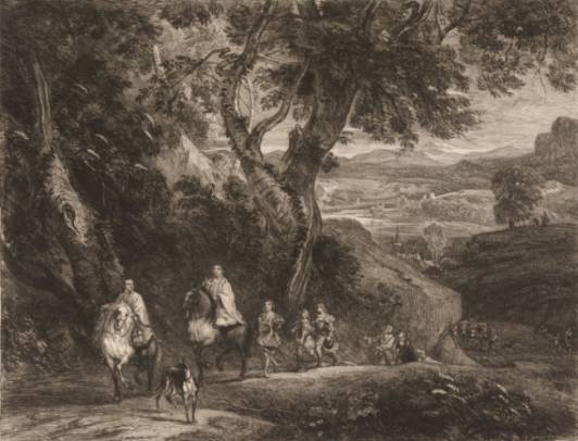 Landscape with Rudolf of Habsburg and the Priest