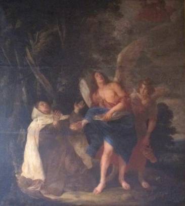 Saint Angelus Fed by Two Angels in the Desert