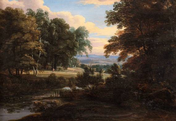 Wooded Landscape with a River