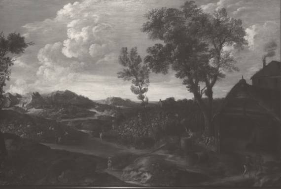 River Landscape at Harvest Time