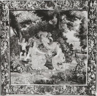 Flora Crowned by Amor and Zephyr (from the Series of Ovid's Metamorphoses)