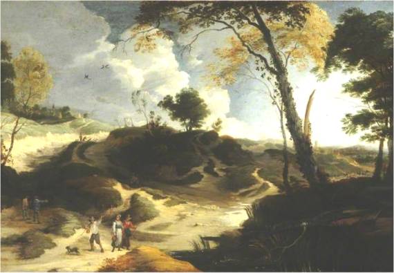 Landscape with Figures and Haymakers