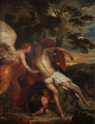 Saint Sebastian Rescued by Angels
