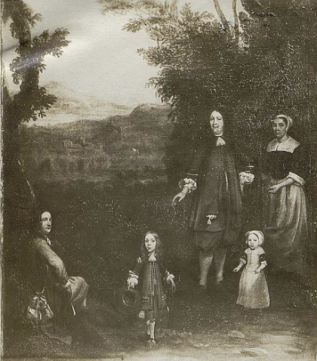 Portrait of a Family in a Park