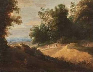 Landscape with Peasants returning from Market