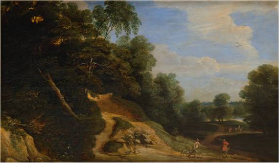 Landscape with Hunters