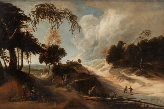 Dune Landscape with Figures