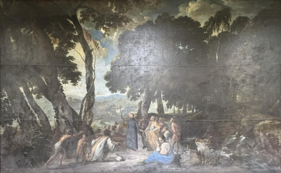 Saint Francis Xavier adressing 