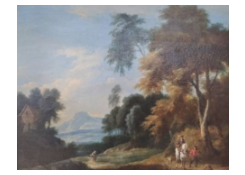 Work 1140: Wooded Landscape with Horseman