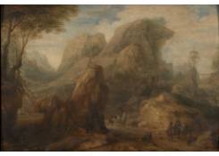 paintings CB:1052 Rocky Landscape with Figures