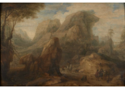 paintings CB:1052 Rocky Landscape with Figures