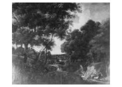 Work 5023: Wooded Landscape with a Salesman