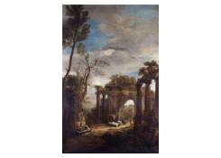 Work 5036: Classical Ruins in a Landscape