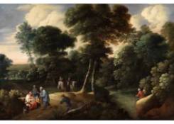 Work 5042: Tree Landscape with Figures