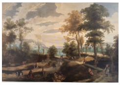 Work 5090: Travellers and Convoy in a Landscape
