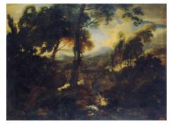 Work 5096: Landscape with an Angel Appearing to Hagar