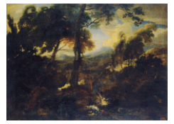 Work 5096: Landscape with an Angel Appearing to Hagar