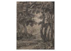 Work 5115: Landscape with Trees in the Foreground 