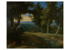 Work 5154: Cart and Peasants near a Pond