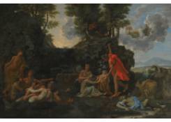 Work 5194: The Infant Bacchus Entrusted to the Nymphs of Nysa; The Death of Echo and Narcissus