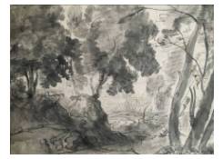 Work 534: Wooded Landscape with Sunken Road