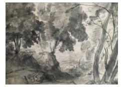 Work 534: Wooded Landscape with Sunken Road