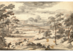 drawings CB:6225 Figures in a Landscape