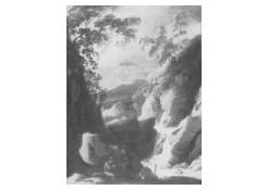 paintings CB:6710 Landscape with a Waterfall and Travellers