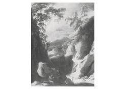 paintings CB:6710 Landscape with a Waterfall and Travellers