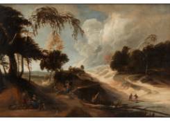 Work 984: Dune Landscape with Figures